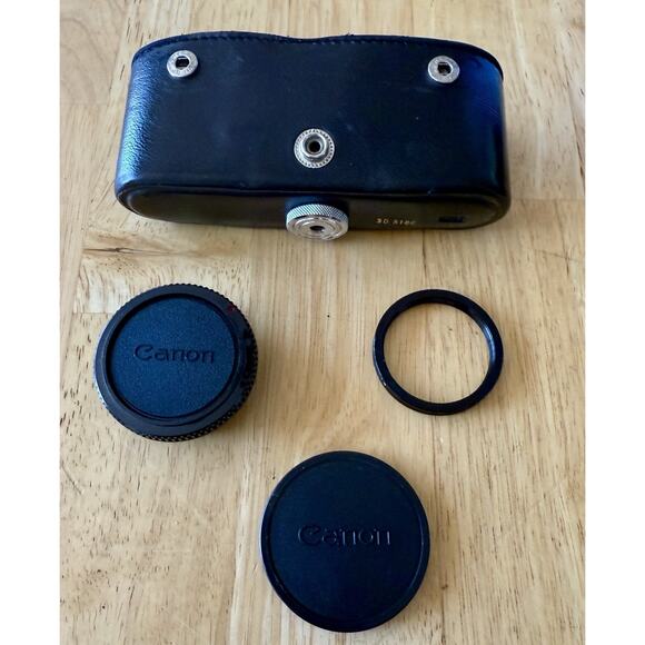 Canon AE-1 Black 35mm Film Camera, Power winder A,Speedlite‎ Flash, Tiffin Len - Picture 8 of 16